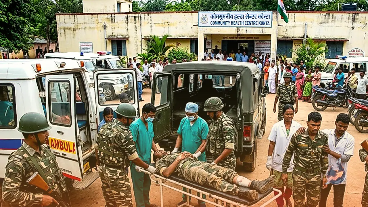 Four CRPF Personnel Injured During Bomb Disposal Operation in Sukma Explosion