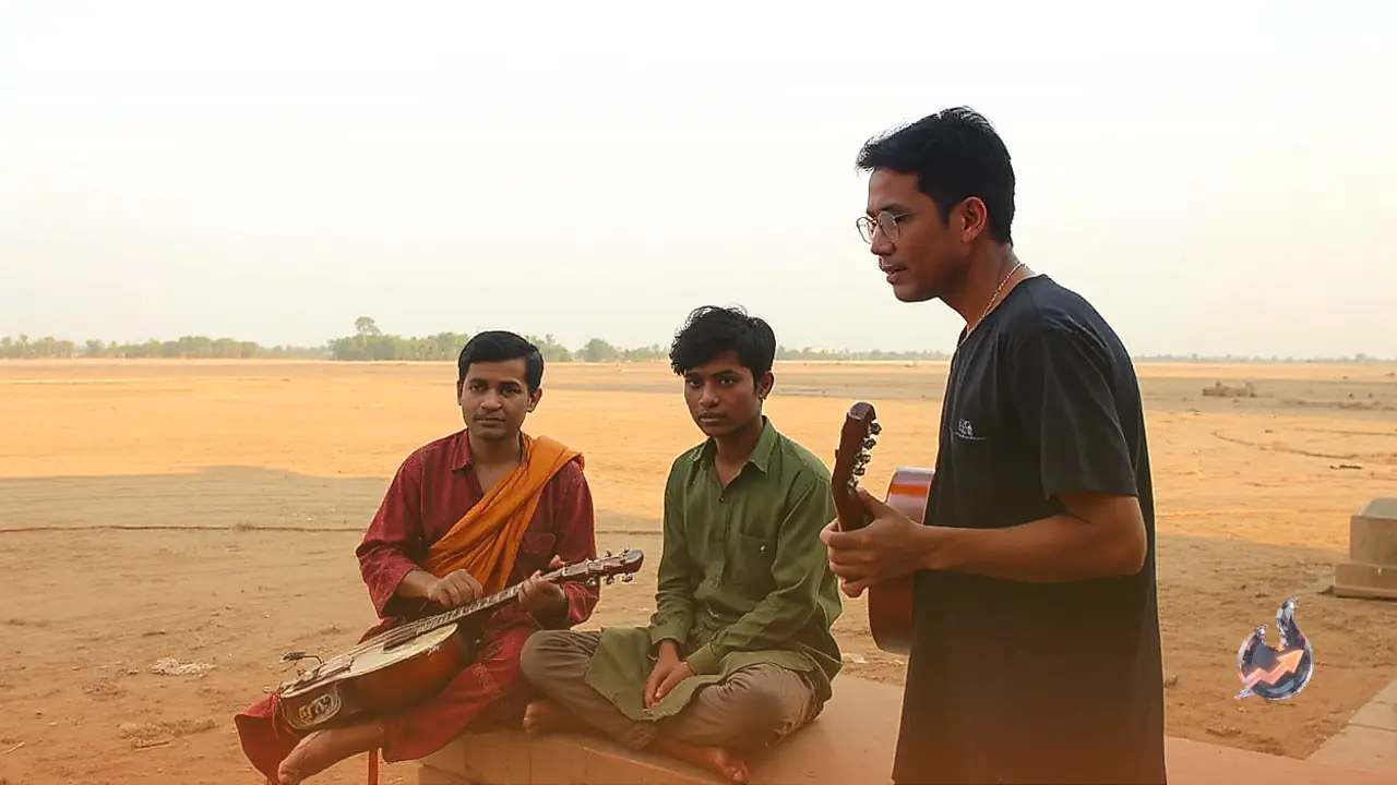 Four Generations Later, a Fijian Youth Arrives in Sultanpur to Master Music, Ayurveda, and Durga Puja Traditions