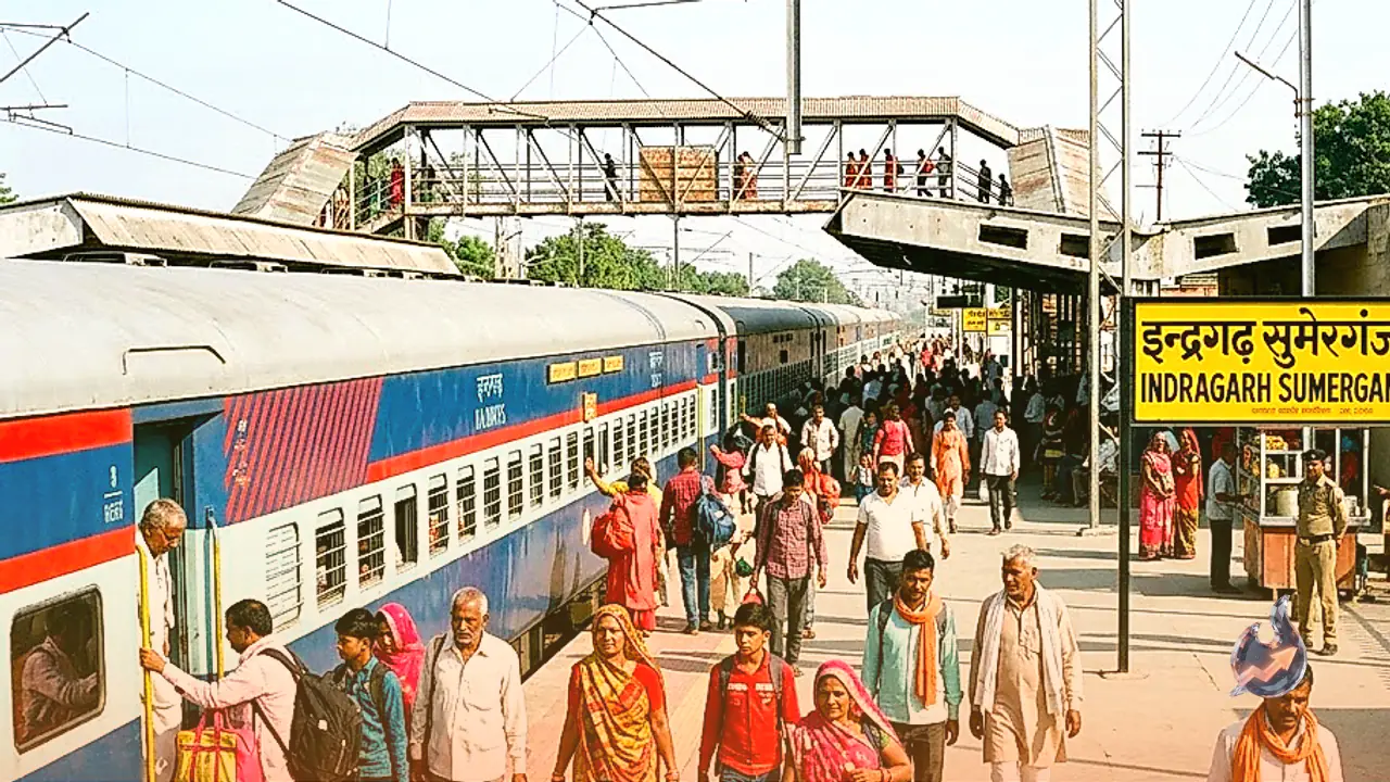 राजस्थान में नवरात्रि मेले के लिए इंद्रगढ़ सुमेरगंज मंडी स्टेशन पर चार प्रमुख एक्सप्रेस ट्रेनों का अस्थायी ठहराव