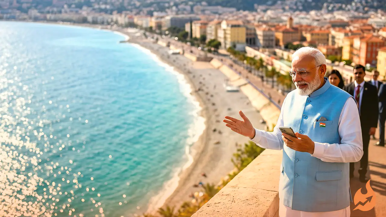 Modi Opens His France Visit From Nice, Shares Highlights of the Trip