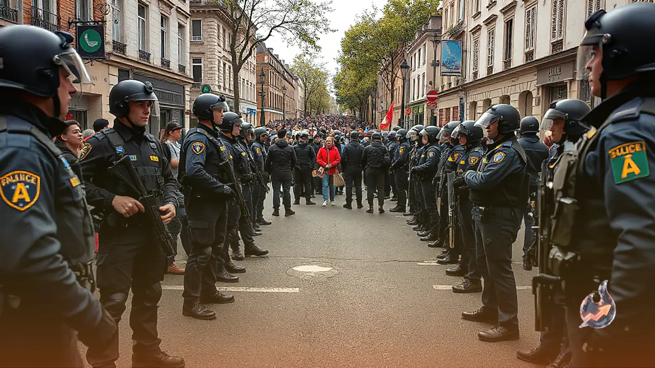 France Deploys 70,000 Police Officers as Inflation and Education Protests Intensify