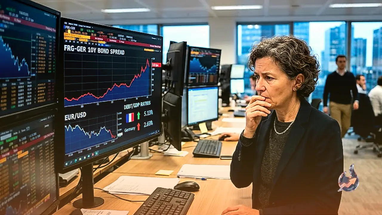 Widening French Bond Spreads and Debt Worries Drive Fresh Downside Risks for Euro Against US Dollar