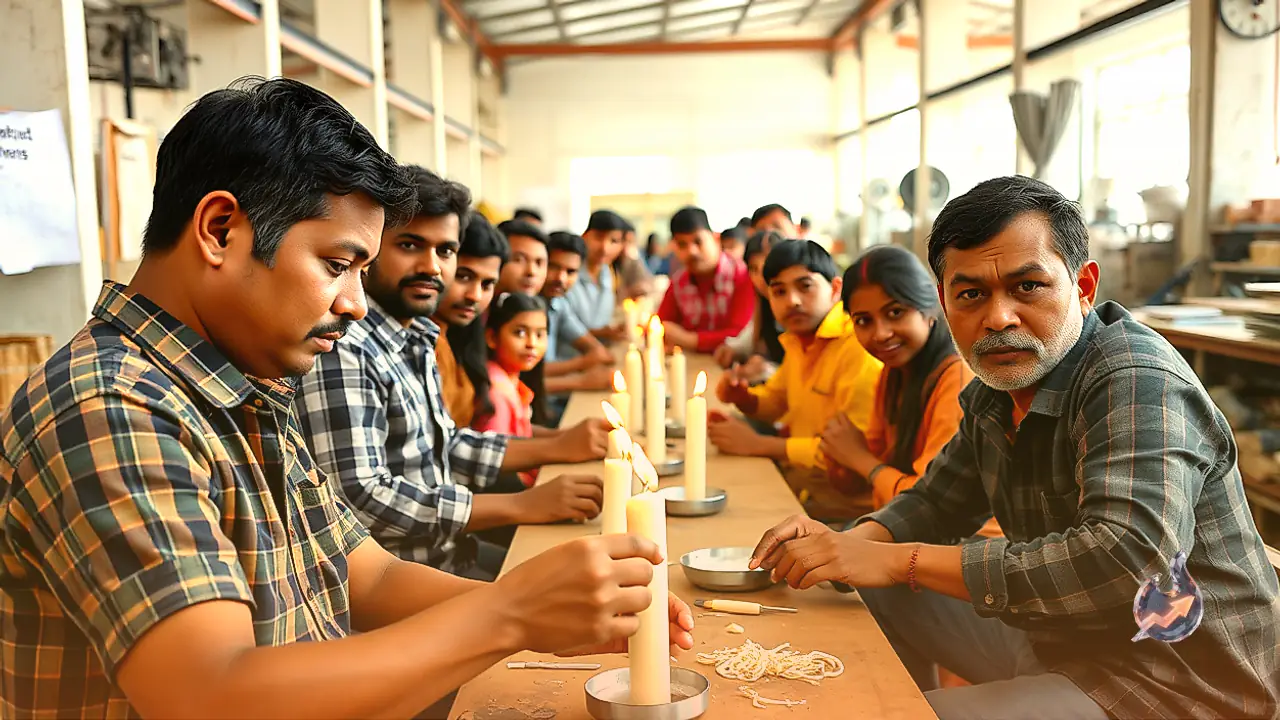 Free Candle Making Training in Amethi Opens Self Employment Avenue with Just Rs 8000 Initial Investment