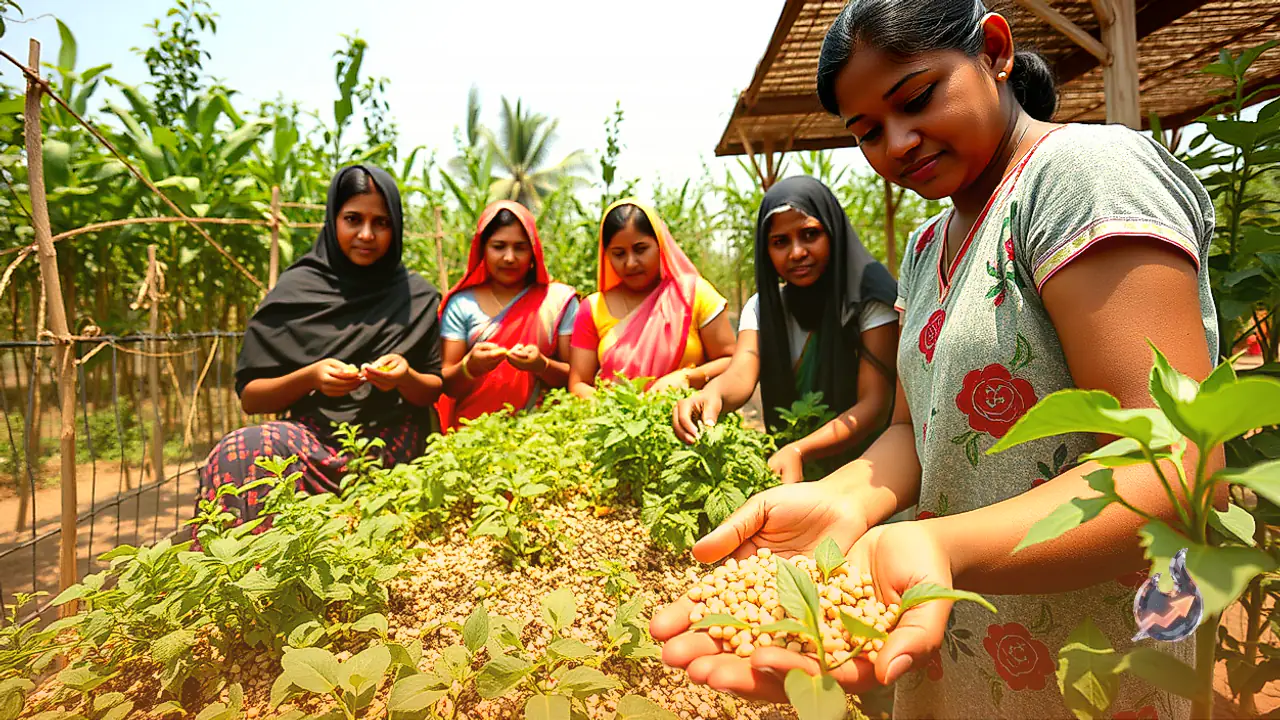 गोंडा में महिलाओं को मिल रहे किचन गार्डन के मुफ्त बीज, घर पर जैविक सब्जियां उगाने का मौका