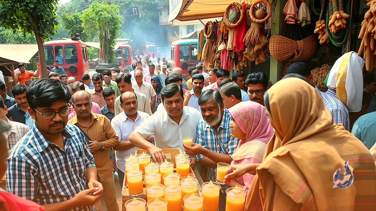 कंपनी गार्डन के पास तुरंत उबलती अदरक वाली चाय का बढ़ा क्रेज