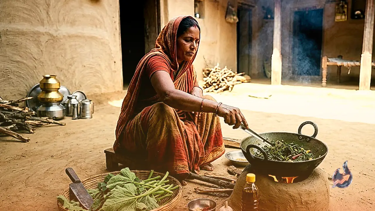 बघेलखंड में कद्दू के कोमल पत्तों से बनती है लाजवाब देसी भाजी
