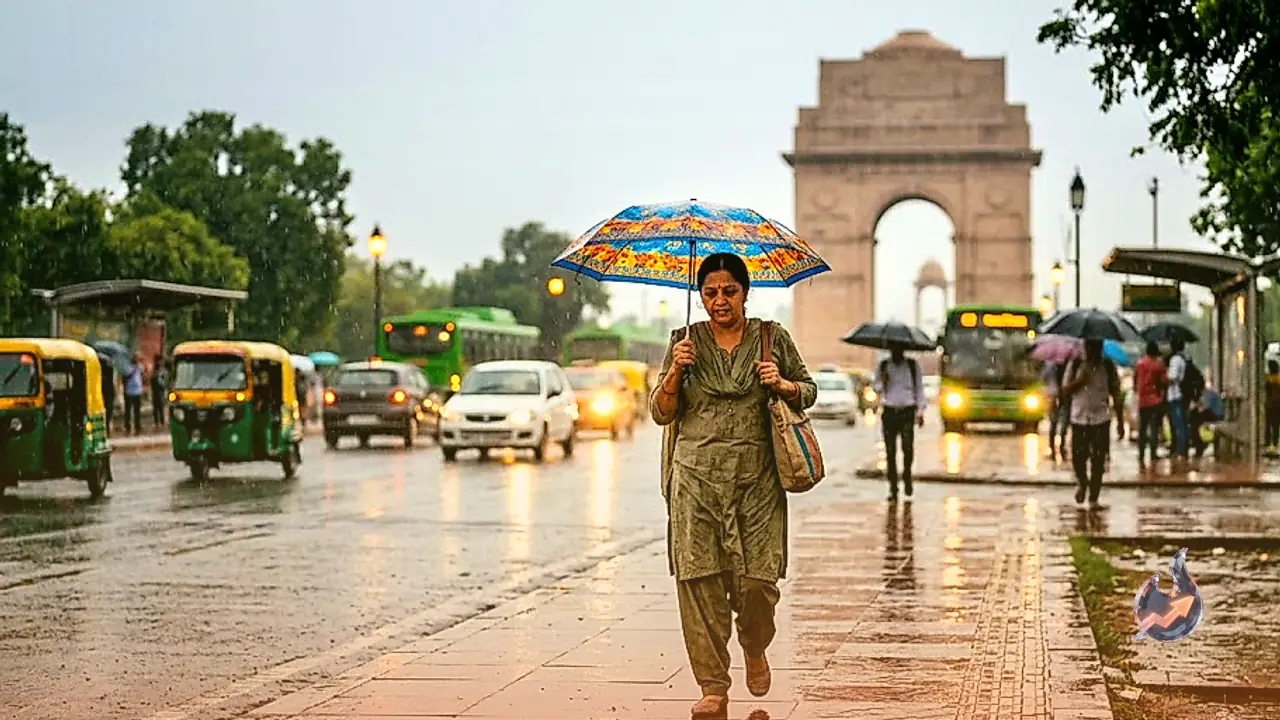 अक्तूबर में फिर भीगेगी दिल्ली, छह तारीख से तीन दिन तक बारिश और तेज हवा का दौर