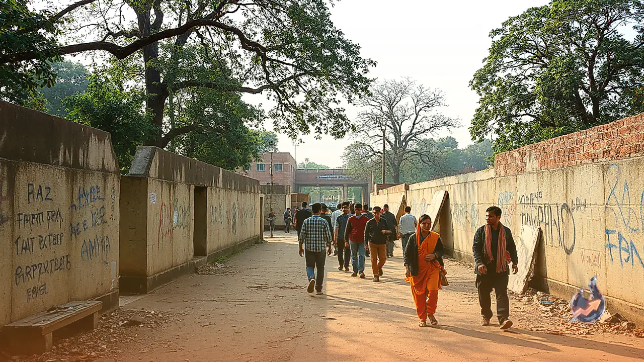 Fresh Tension at JNU Over Defaced Walls Carrying Slogans for Umar Khalid and Naxalbari