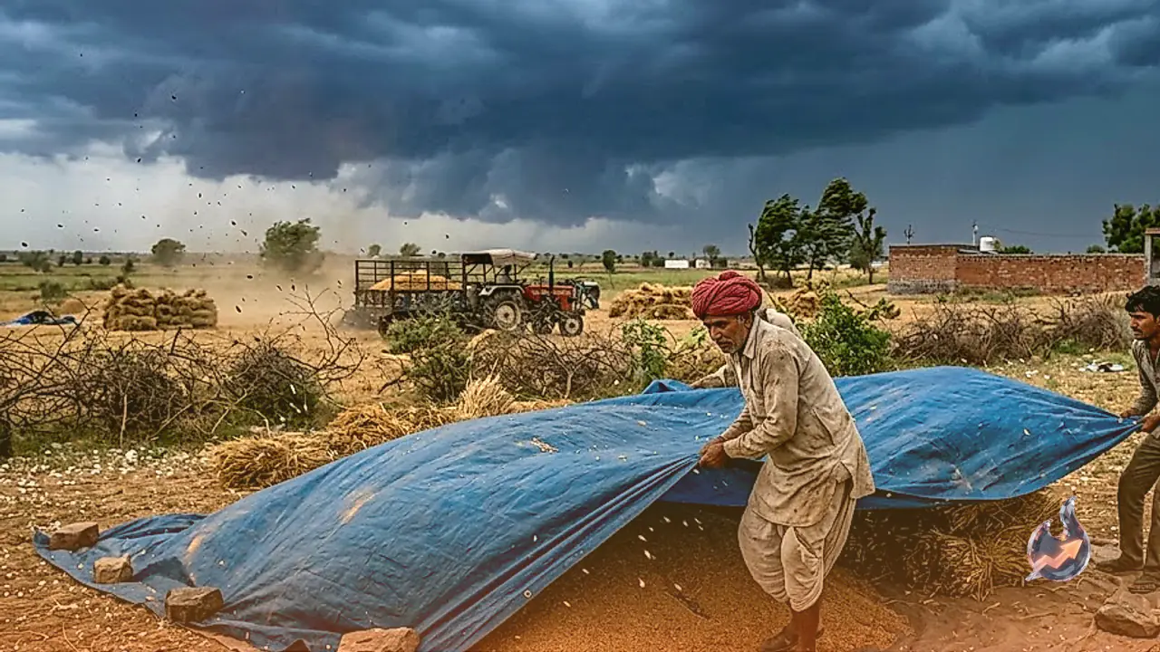 Fresh Western Disturbance to Hit Rajasthan With Hailstorms and Gusty Winds Up to 40 Kmph
