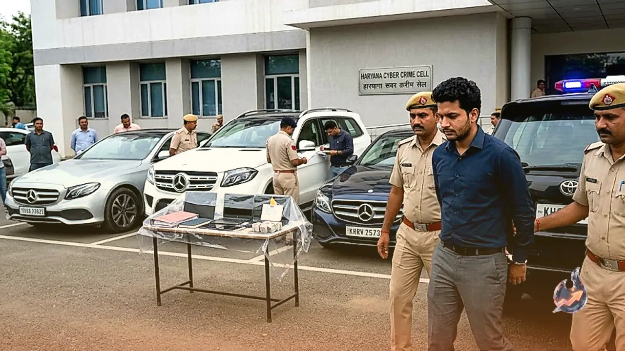 हरियाणा में ऑनलाइन निवेश और क्रिप्टो के नाम पर करोड़ों की ठगी, रेहड़ी वाले से लग्जरी कारों के मालिक बने जालसाज समेत चार गिरफ्तार