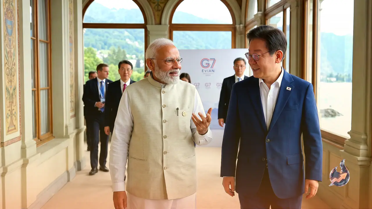 Narendra Modi Meets South Korean President Lee Jae-myung at G7, Posts in Korean to Mark a Meaningful Talk
