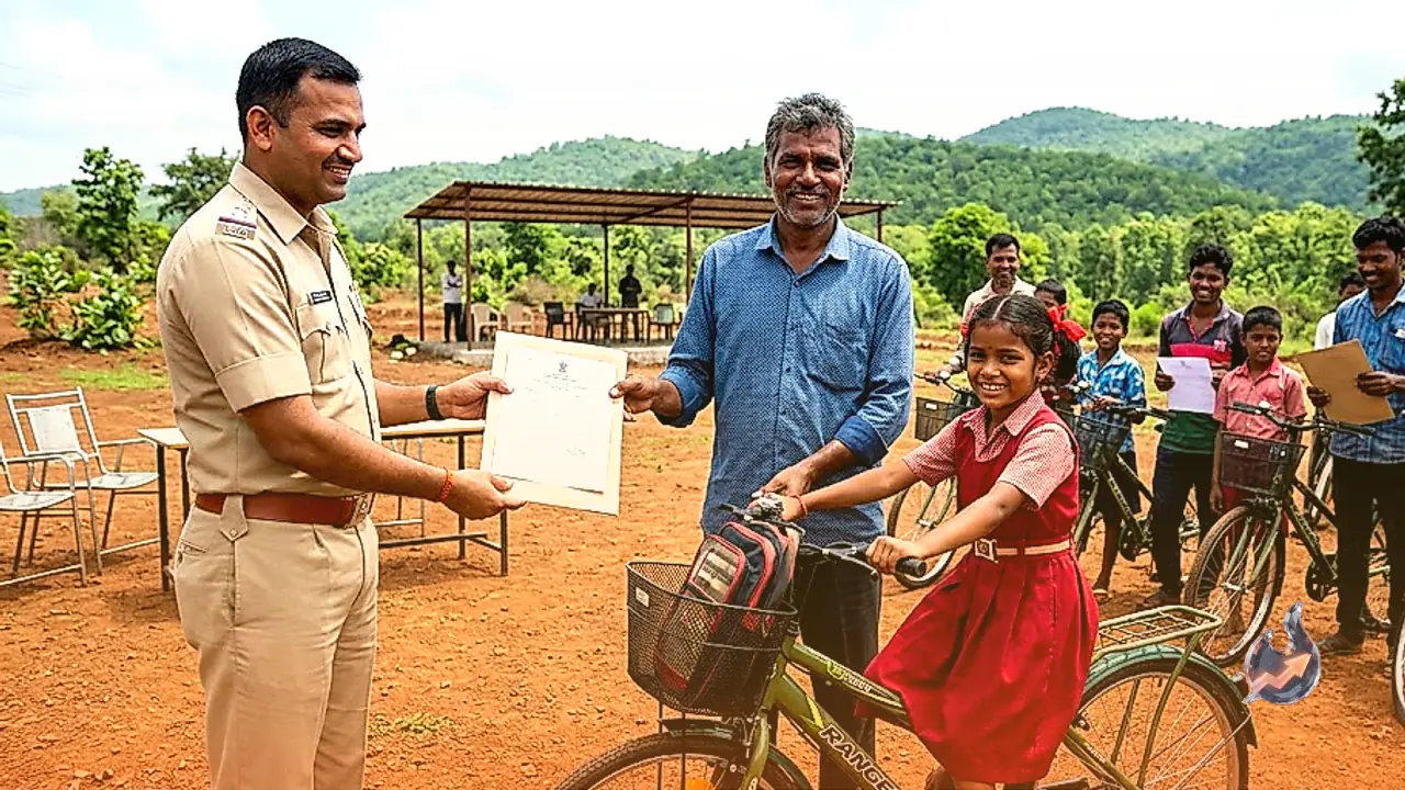 Gadchiroli Surrendered Maoists Receive Land Plots and Bicycles Under Rehabilitation Scheme