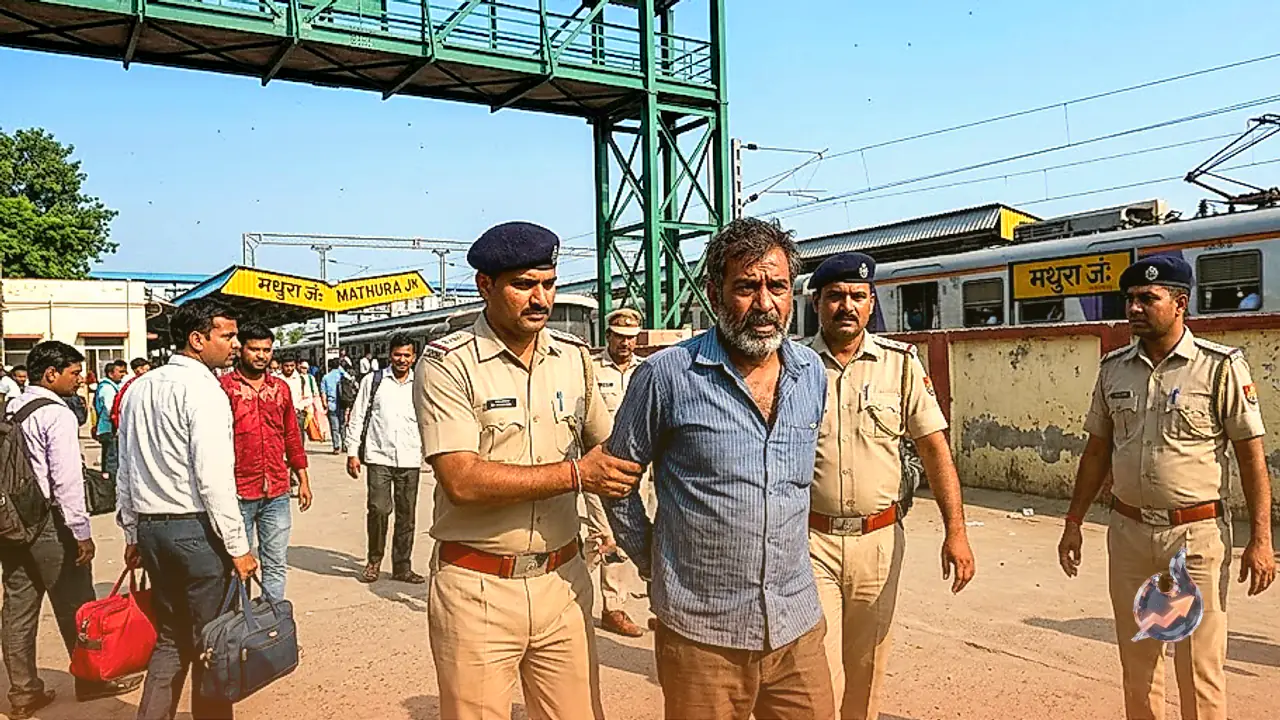 Husband Arrested Near Mathura After Fleeing With 12 Lakh Rupees Following Gagan Vihar Homicide Inspired by Crime Show