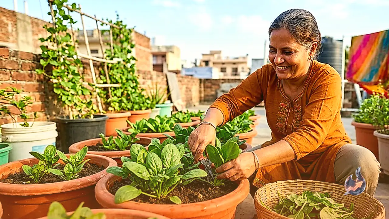 Simple Methods to Grow Lush Green Spinach in Pots, Practical Kitchen Gardening Guide from Bhilwara