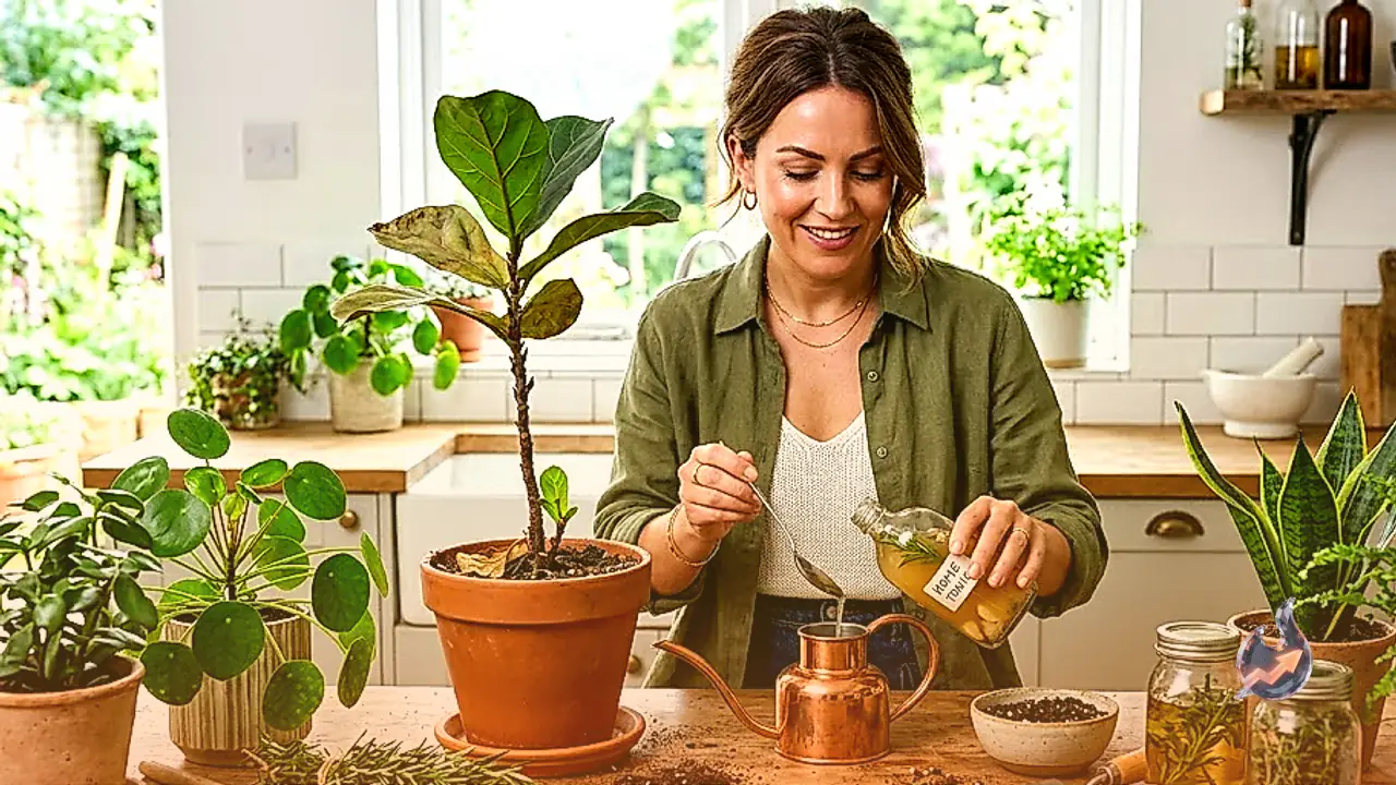 Revive Stalled Potted Greenery With a Natural Kitchen Tonic, Know the Precise Rules for Soil and Foliage Care