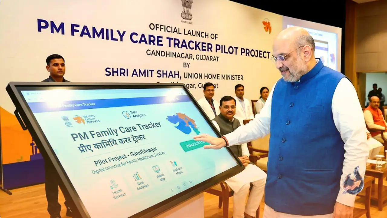 Amit Shah launches PM Family Care Tracker pilot project in Gandhinagar