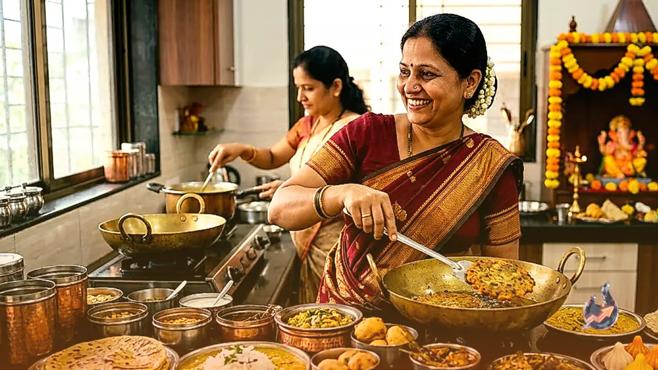 Ganesh Chaturthi Prasadam Menu: 8 Traditional Maharashtrian Dishes Beyond Modak for Bappa