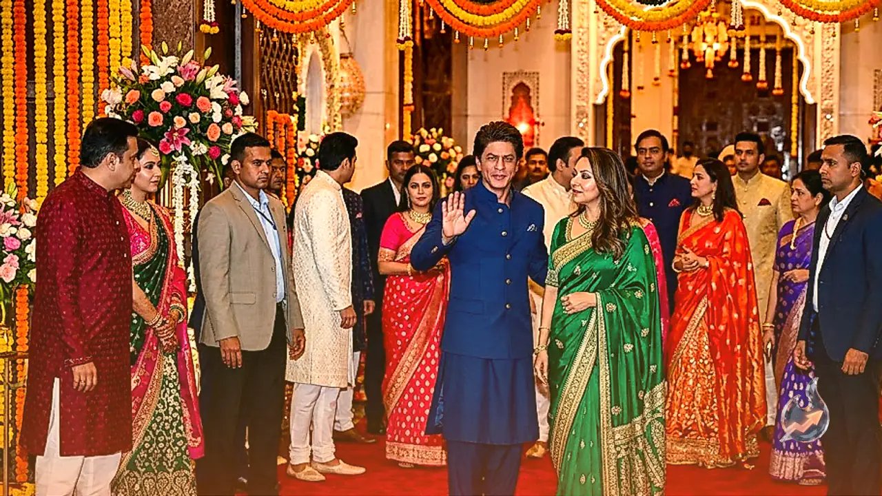 Festive Grandeur at Ambani Residence as Celebrities Gather in Traditional Attire for Ganesh Chaturthi