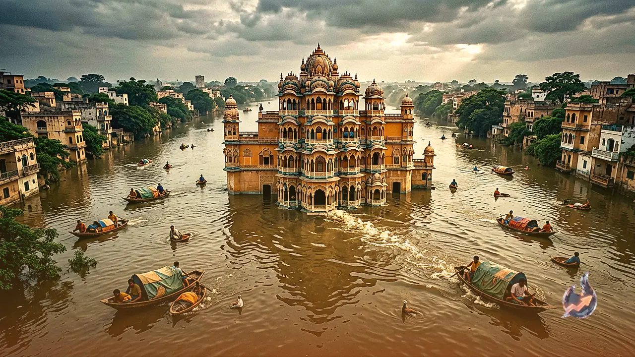 Rising Ganga Submerges All 84 Ghats in Varanasi as Floodwaters Surge Toward Danger Mark