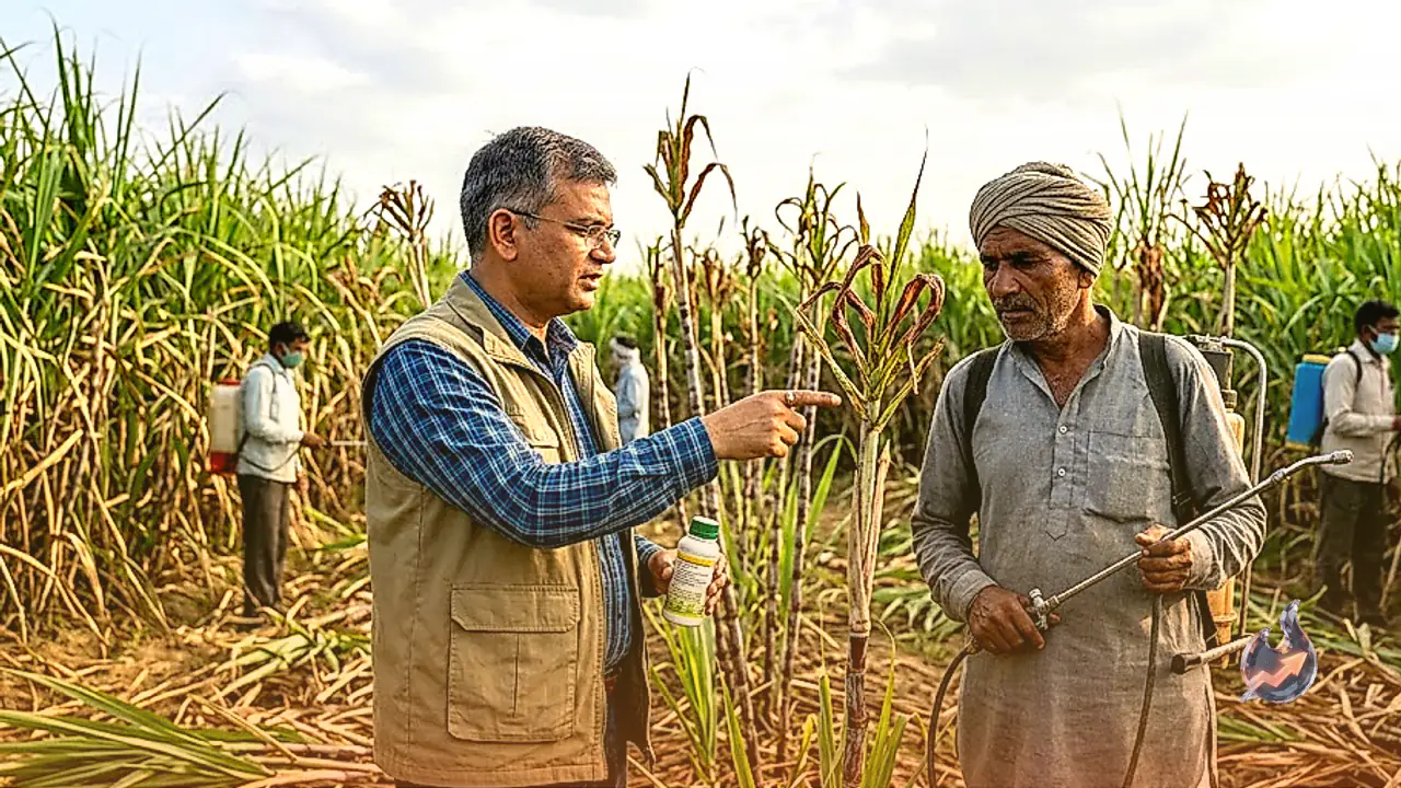 गन्ने की फसल में पोक्का बोइंग बीमारी का कहर, एक्सपर्ट्स ने बताए बचाव और छिड़काव के ये जरूरी उपाय
