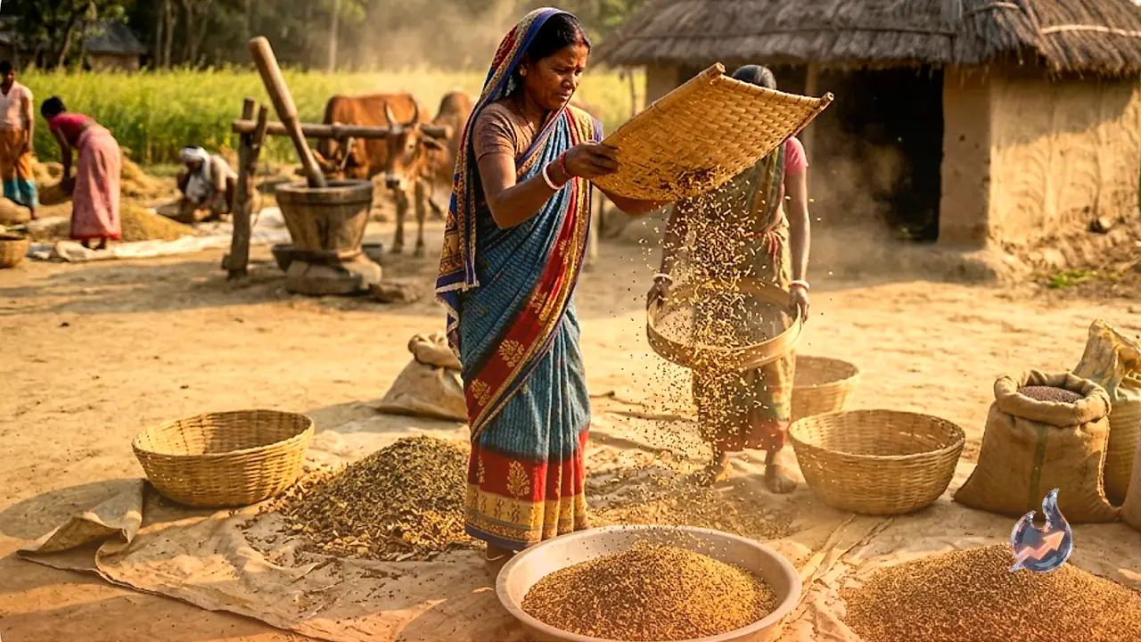 Why Villagers Always Winnow Mustard Seeds Before Sending Them for Oil Pressing