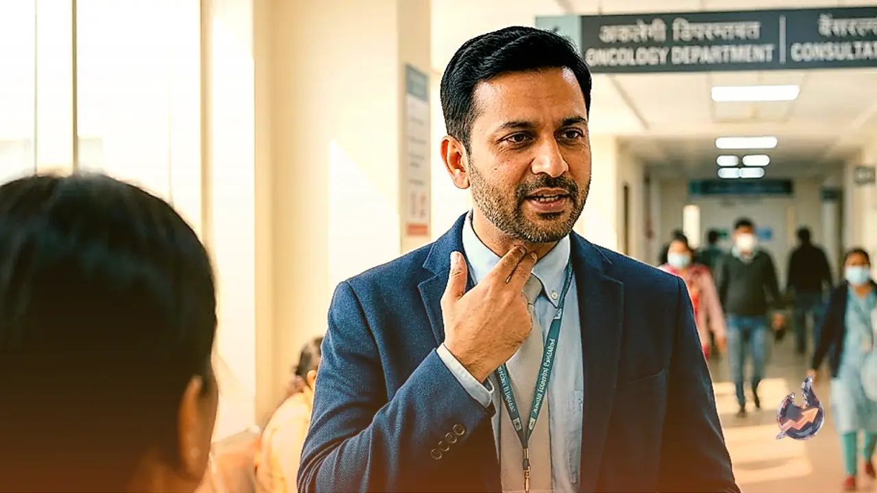 गर्दन में बिना दर्द की गांठ और बैठी आवाज हो सकती है हेड एंड नेक कैंसर की चेतावनी, फरीदाबाद के अमृता अस्पताल के डॉक्टर आहियार से समझें लक्षण