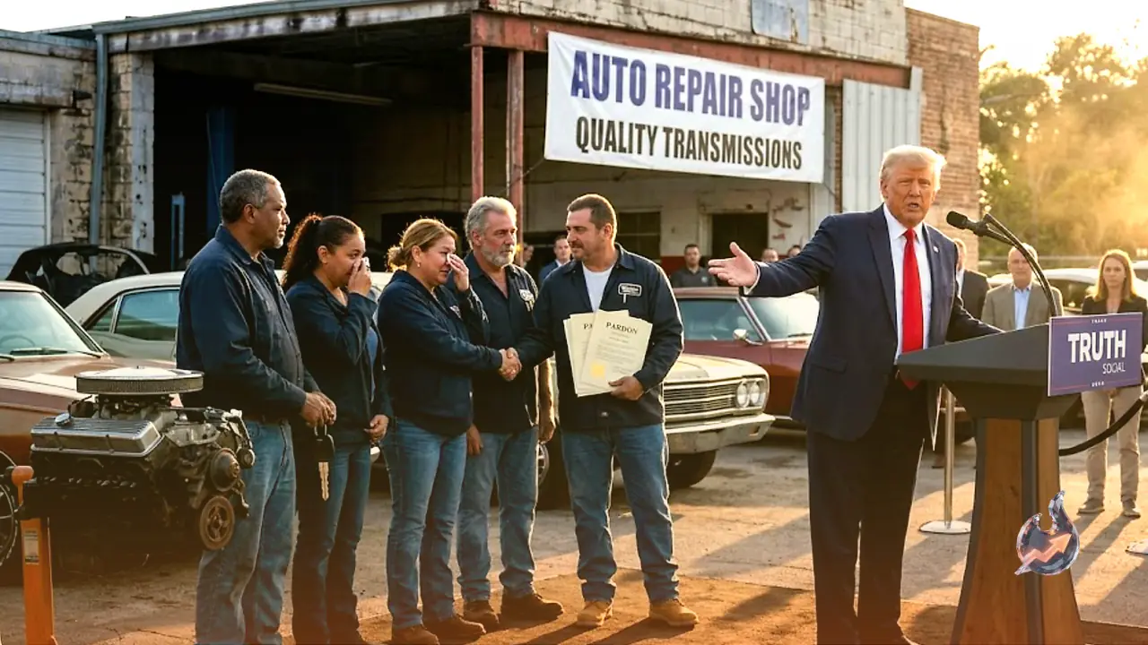 Trump Pardons Six People Jailed Over 'Fixing Their Car', Blasts Biden Era as 'Weaponization and Stupidity'