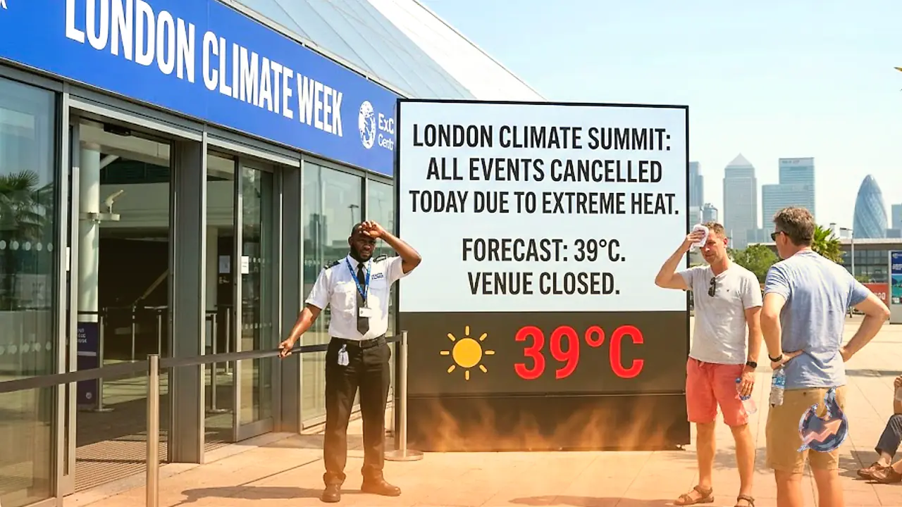 A Heat Dome Just Shut Down the Very Climate Summit Meant to Tackle It, as Britain Braces for 39C