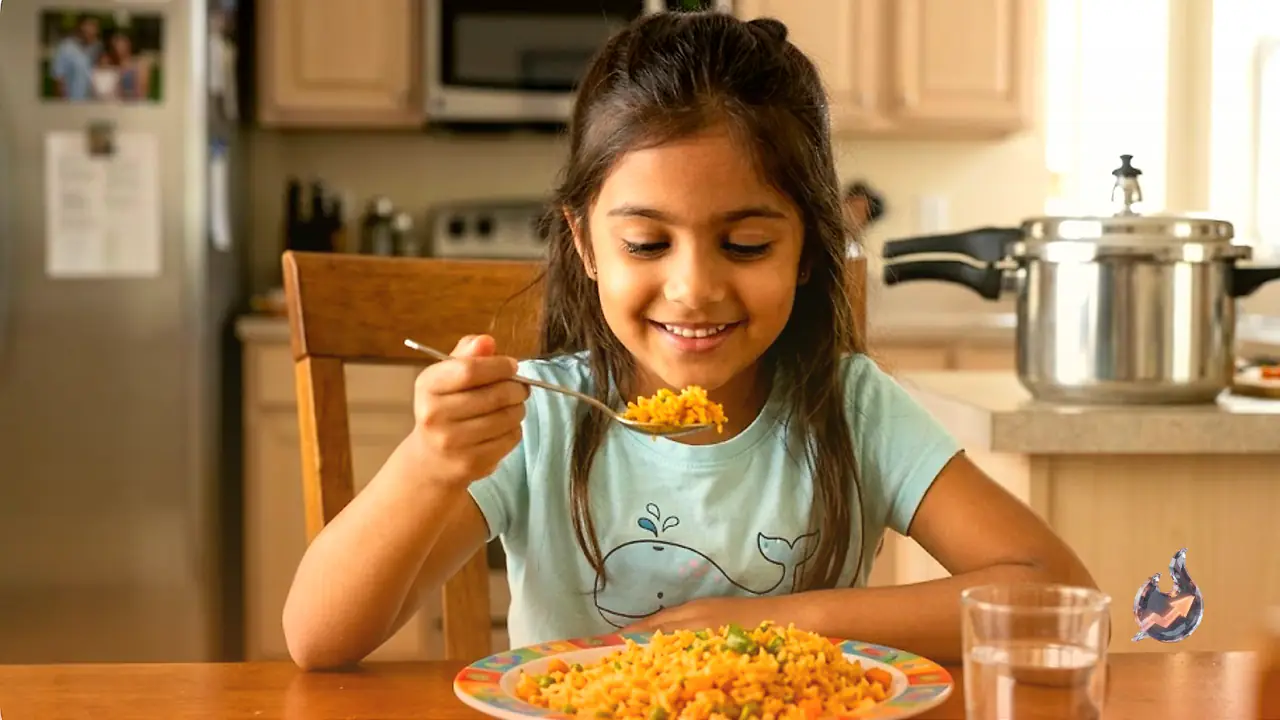 Beat the Summer Humidity: This 3-Whistle Pressure Cooker Masala Rice Is a Kids' Lunch Favourite