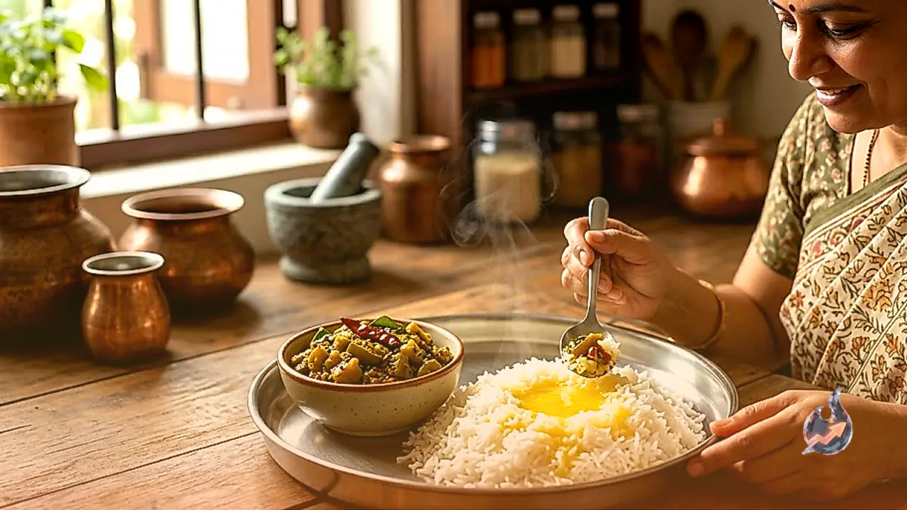 Ditch Heavy Gravies This Summer with Authentic Hyderabadi Ivy Gourd Chutney Paired Perfectly with Hot Rice and Ghee
