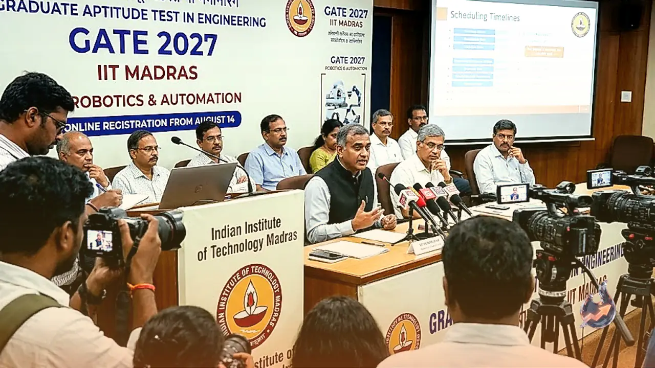 GATE 2027 Schedule Announced with New Robotics Paper, Online Applications to Begin on August 14