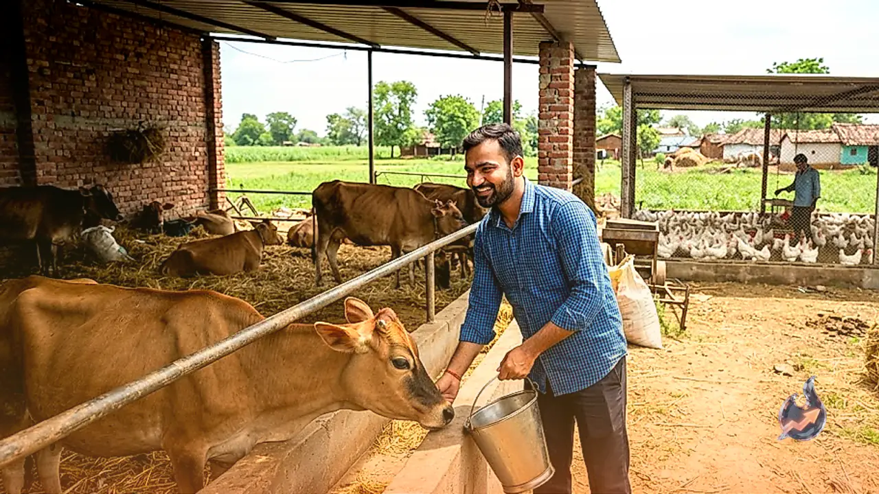 Gaurav Yadav Leaves Hyderabad Tech Role for Korba, Builds Thriving Dairy and Poultry Business