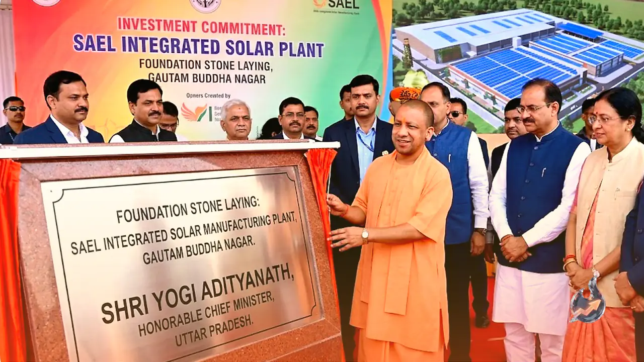 Gautam Buddha Nagar Welcomes SAEL Integrated Solar Plant as Yogi Adityanath Highlights Investment Commitment