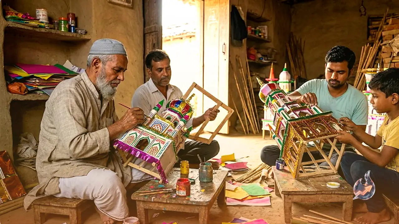 In a Gaya village, four generations have kept the craft of the tazia alive