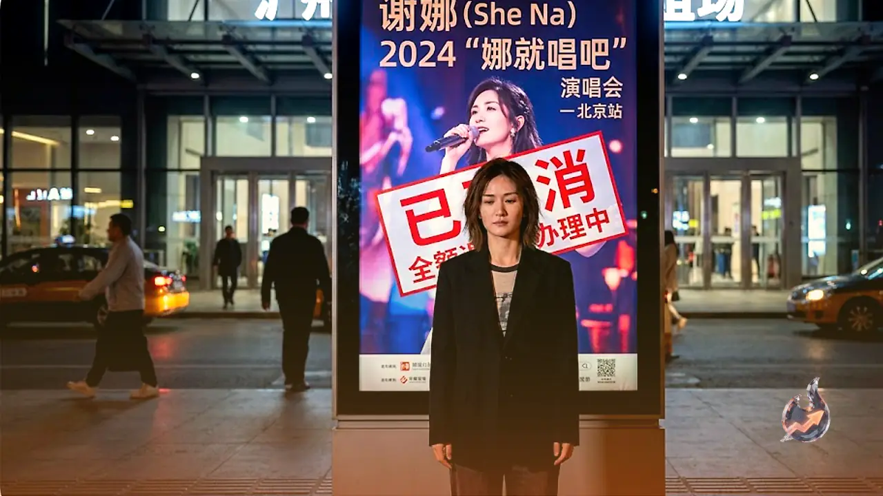 Chinese TV icon's singing dream turns into a social media backlash and a cancelled concert
