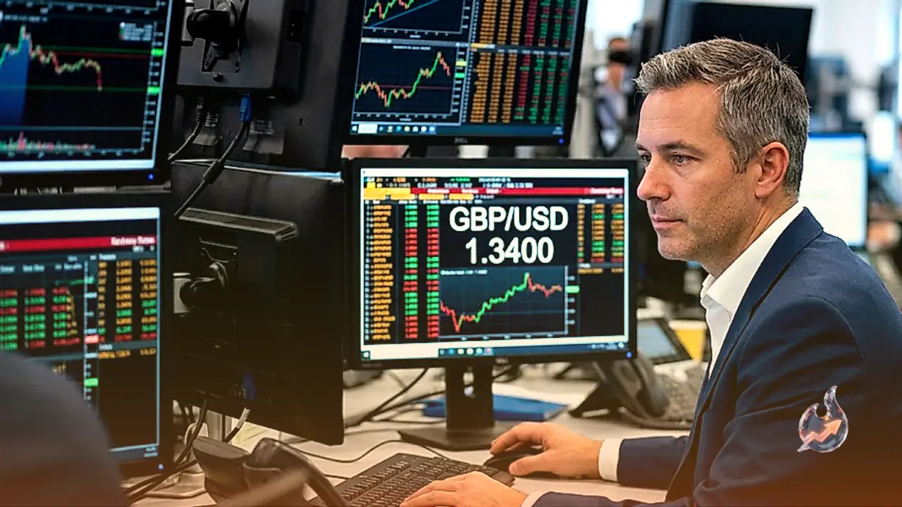 GBP/USD Rally Hits a Wall: Pound Retreats into Narrow Range Near 1.34 Amid US-Iran Tensions