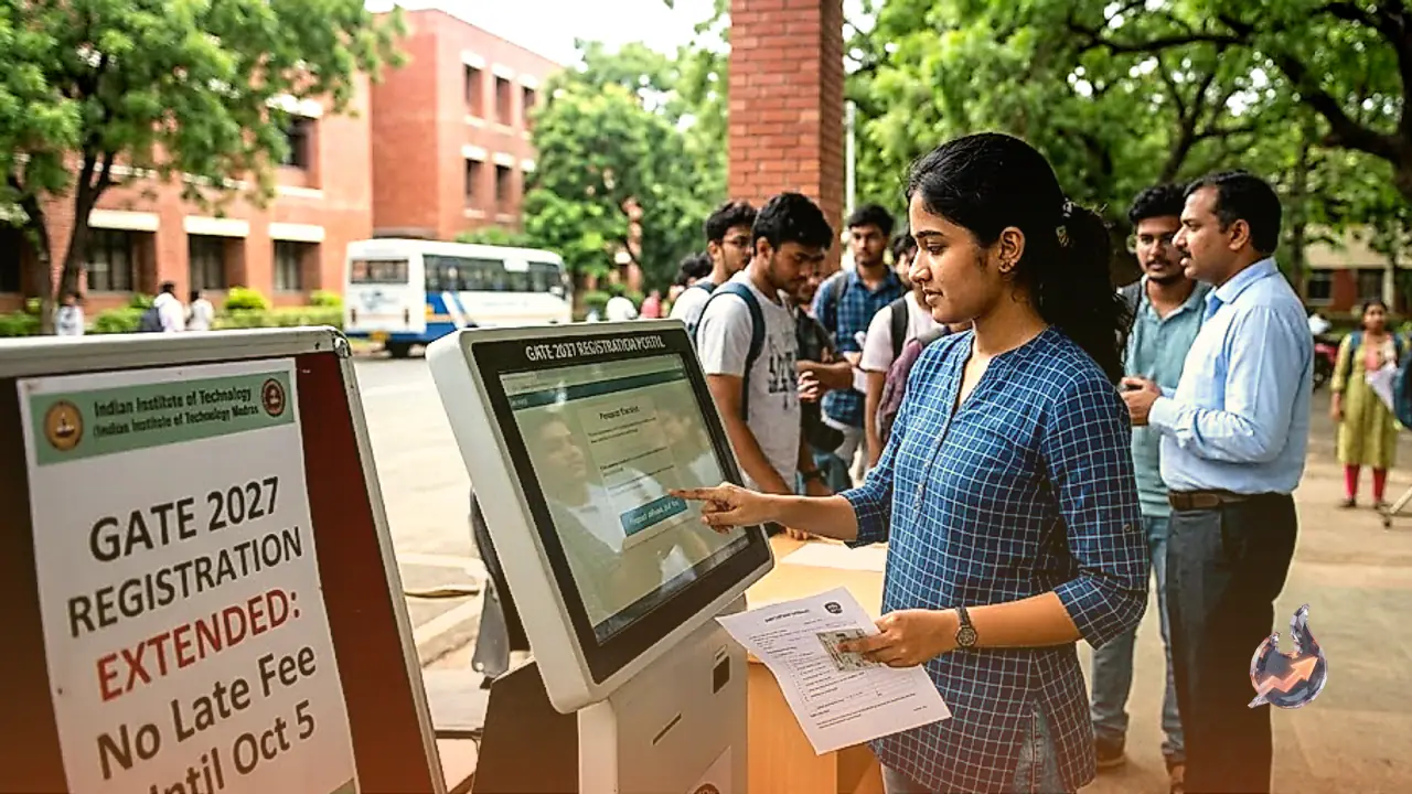 GATE 2027 Registration Extended Without Late Fee Until October 5