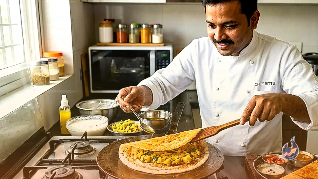 Make Restaurant Style Crispy Masala Dosa At Home With Chef Bittu Kumar's Secret Tips