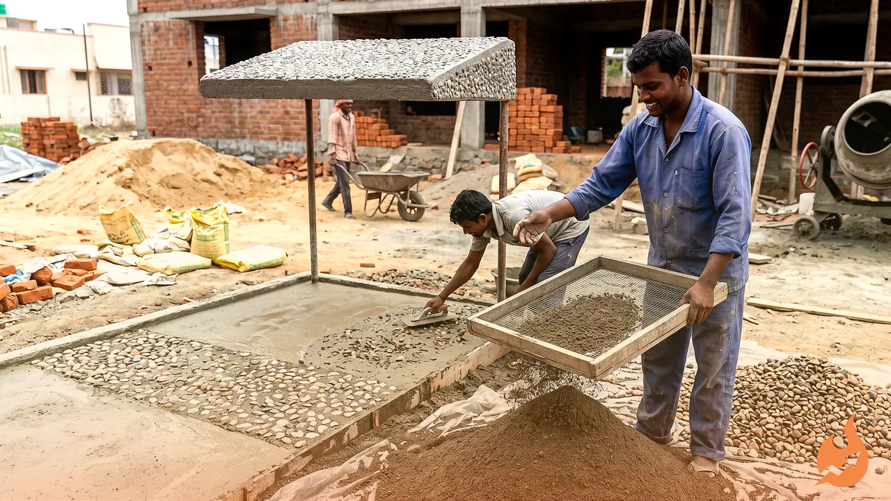 Don't Throw Away the Pebbles Left After Sifting Morang — They Can Make Your Floors and Sunshades Stronger and Cut Your Building Costs