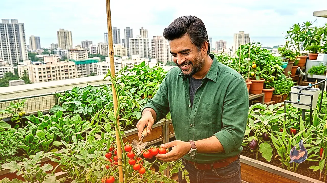 Grow 70 Percent of Your Seasonal Vegetables at Home: Practical Gardening Lessons from R Madhavan's Organic Terrace Farm