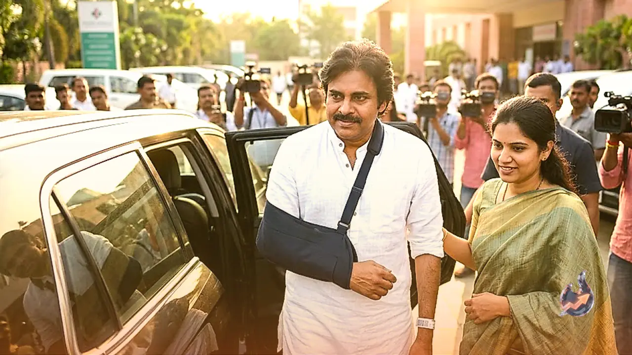 Andhra Deputy CM Pawan Kalyan Heads Home After Successful Shoulder Surgery, Wife Anna Shares Update