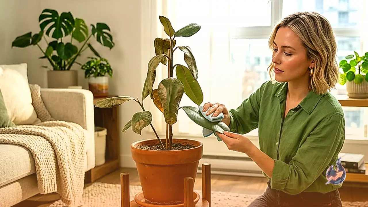 Rubber Plant Drying Up Indoors: Fix These 3 Routine Mistakes to Restore Broad Glossy Leaves