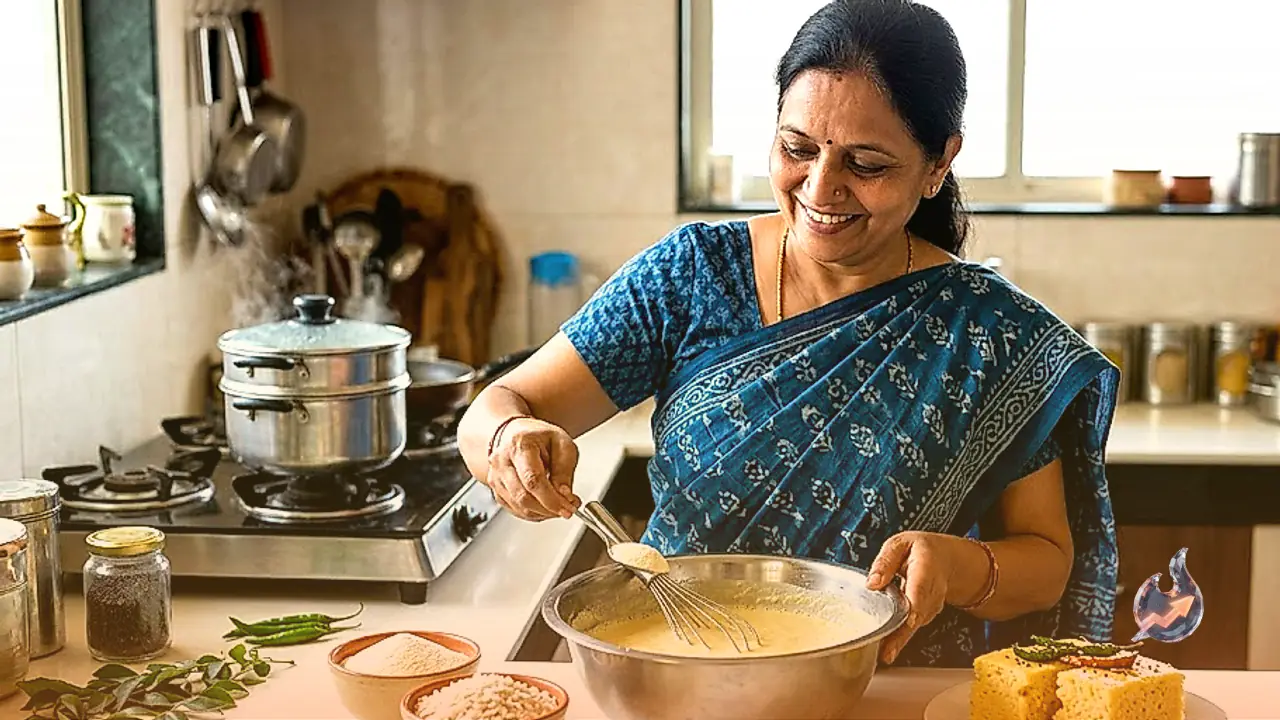 This Two-Ingredient Trick Makes Moong Dal Dhokla Soft, Spongy and Market-Style