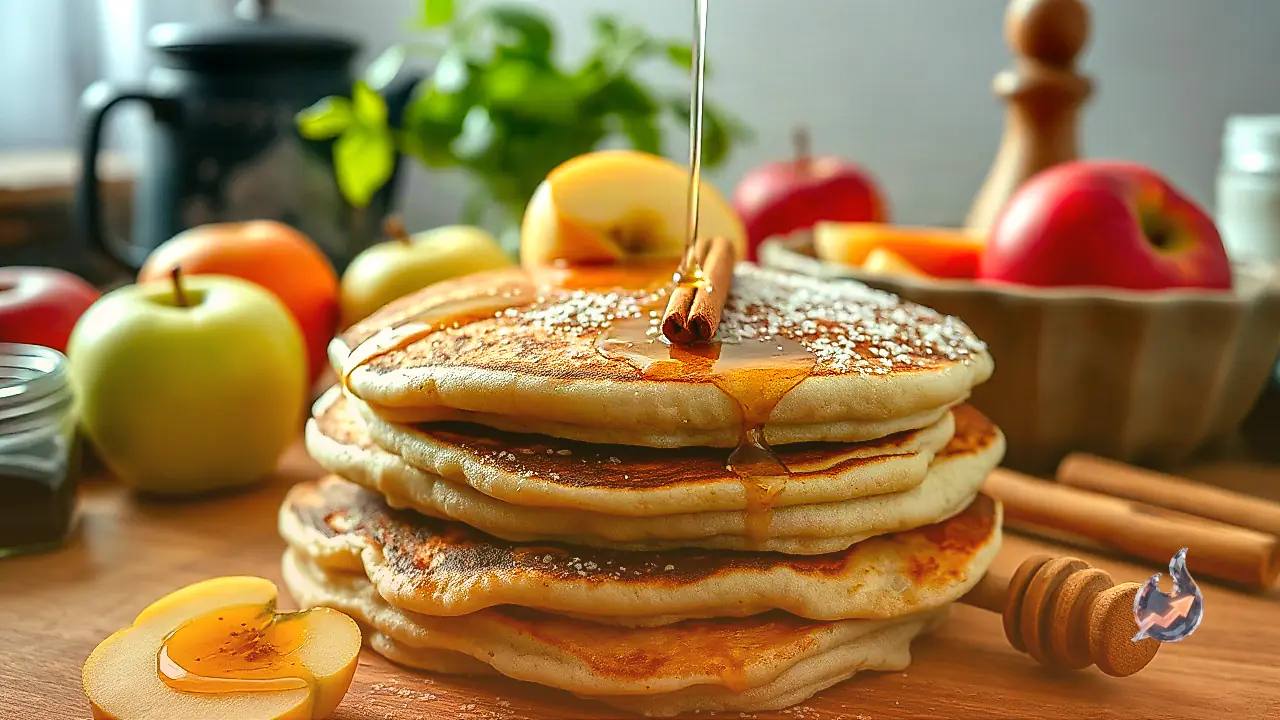 How to Make Fluffy Apple Pancakes at Home for a Delicious Breakfast and School Lunchbox