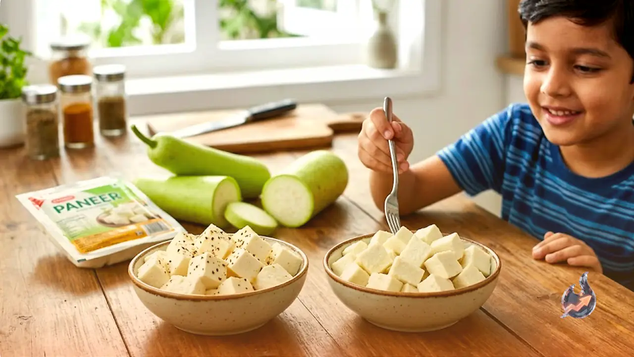 This Bottle Gourd Trick Makes Paneer So Real, Even Kids Won't Notice the Vegetable