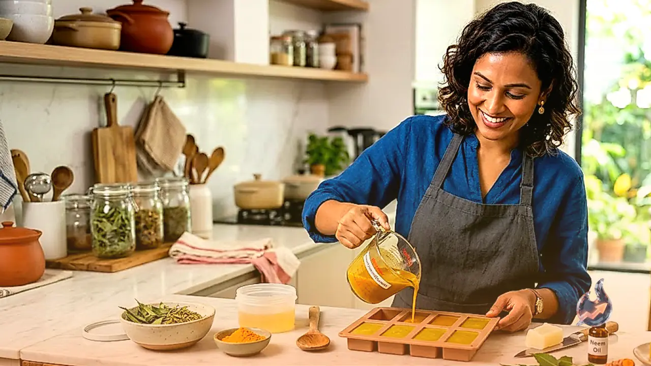 How to Make Neem and Turmeric Soap at Home: Recipe and Skin Safety Guidelines