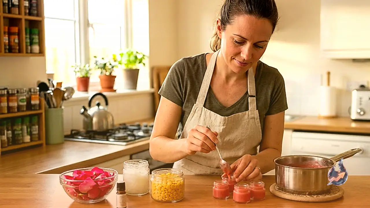 Just 4 Kitchen Ingredients Can Turn Into a Soothing Rose Lip Balm at Home