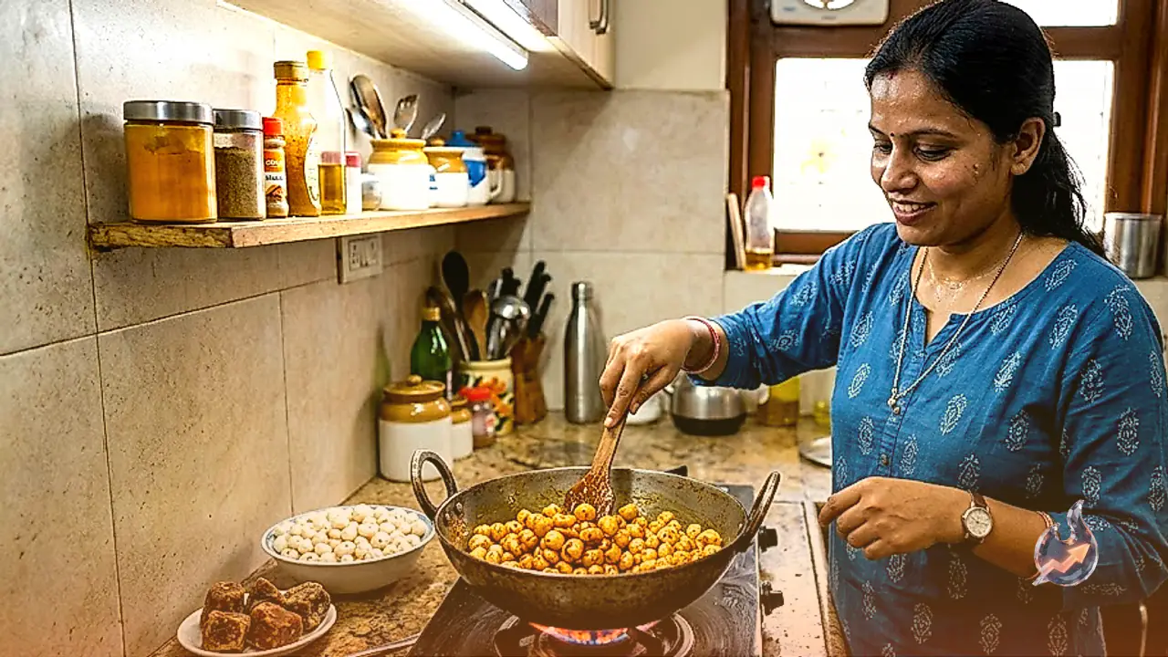 Make Crunchy Jaggery Caramelized Makhana at Home for a Healthy Sweet Craving Fix