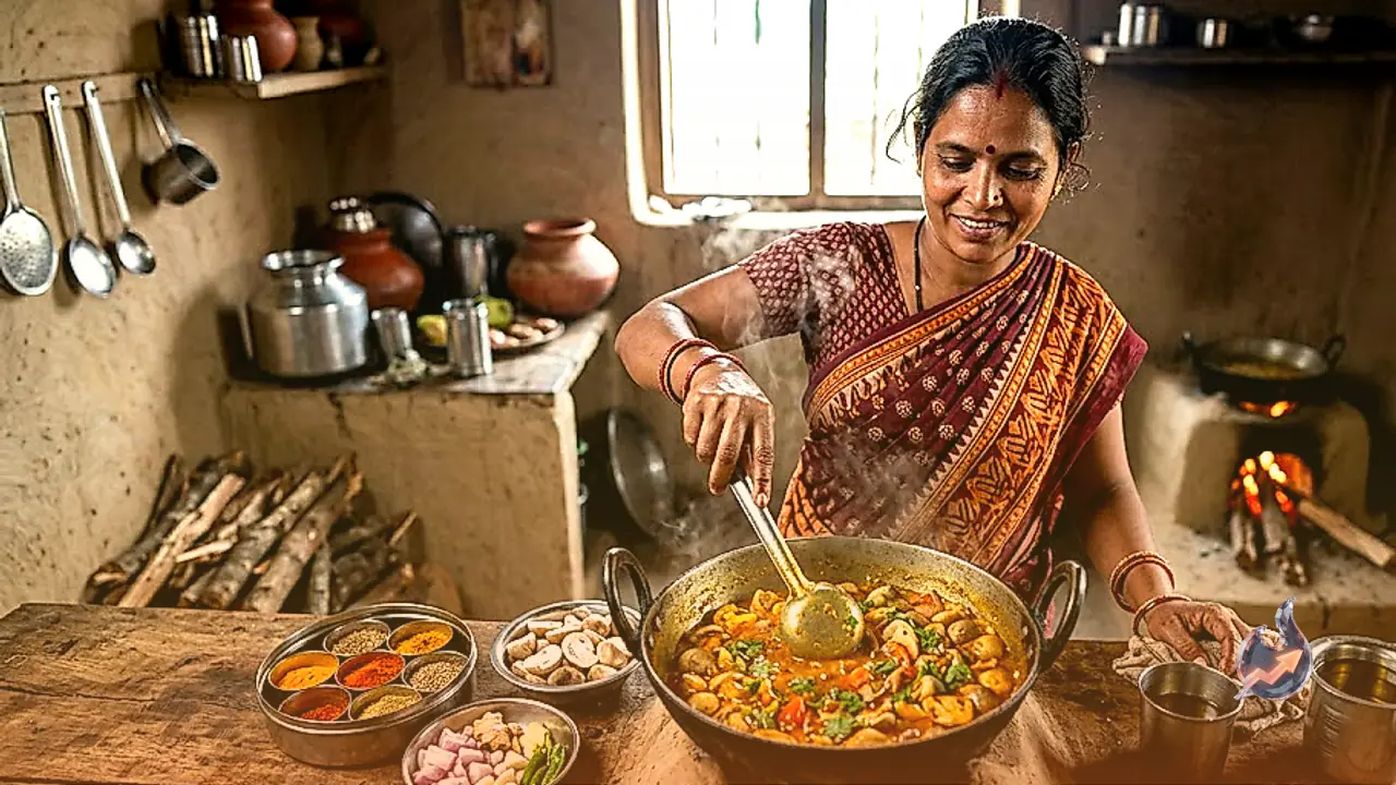 Cook Flavorful Paddy Straw Mushroom Curry at Home With Everyday Pantry Spices