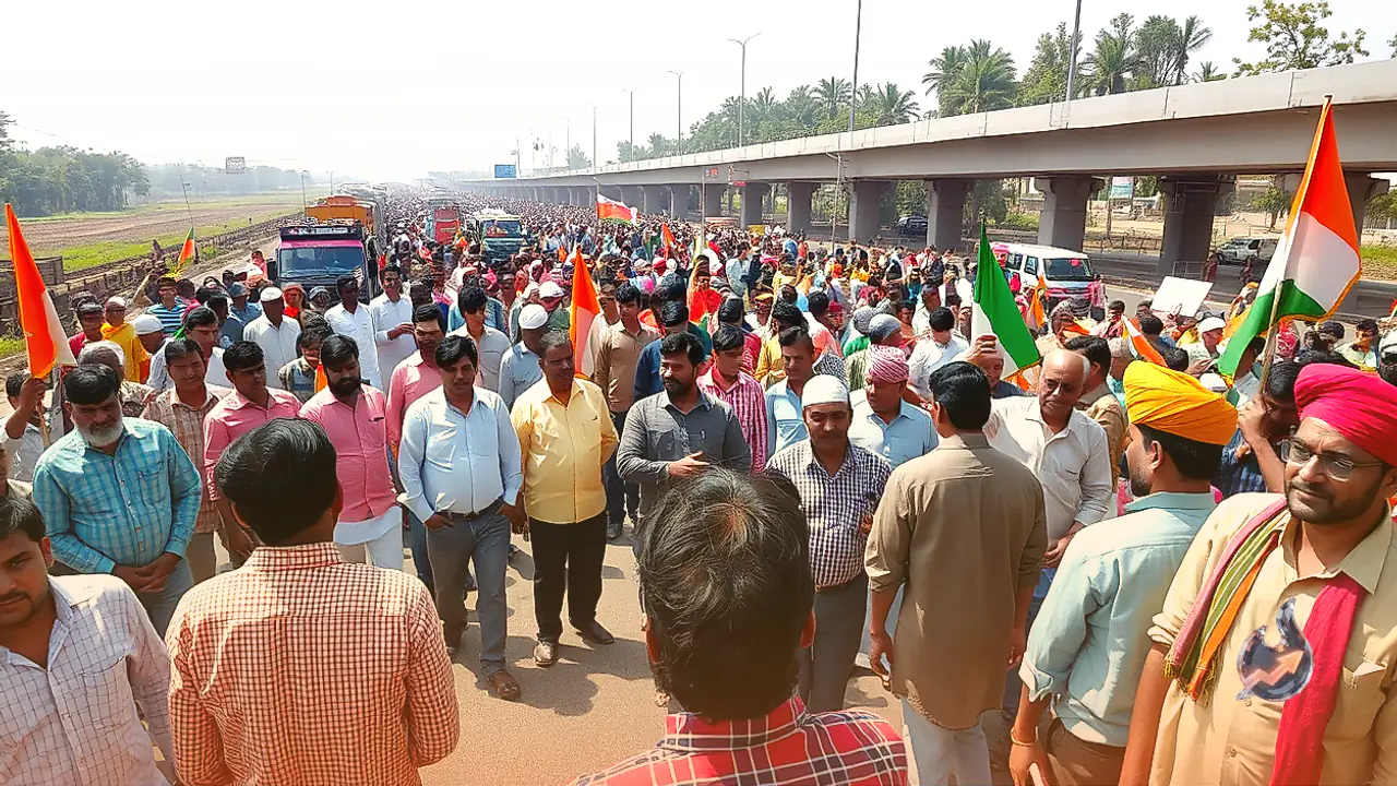 सिंचाई पानी के लिए घड़साना में किसानों का शक्ति प्रदर्शन, हनुमान बेनीवाल ने दी चक्का जाम की चेतावनी